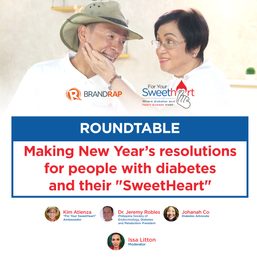 ROUNDTABLE: Making New Year’s resolutions for people with diabetes and their ‘SweetHeart’
