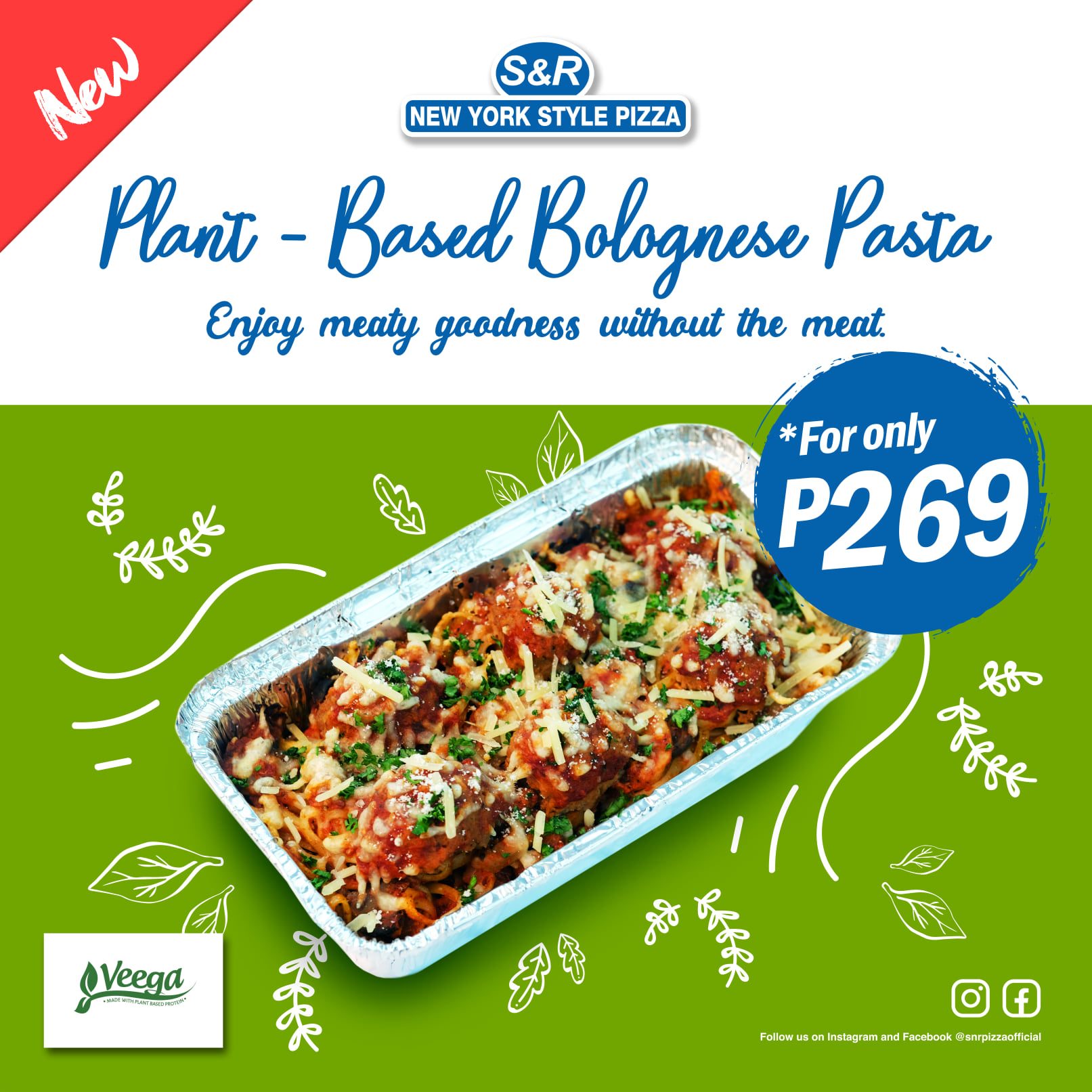 S&R launches new plant-based bolognese pasta