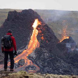 Volcano erupts in Iceland near capital following weeks of seismic activity