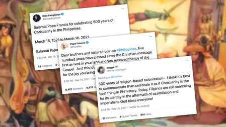 Filipinos debate: 500 years of Christianity or centuries of colonization?