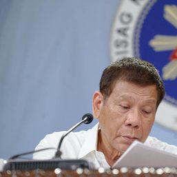 Duterte wobbly, breathless in last SONA