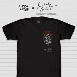 You can now wear Lualhati Bautista’s words with Linya-Linya’s first writer collab
