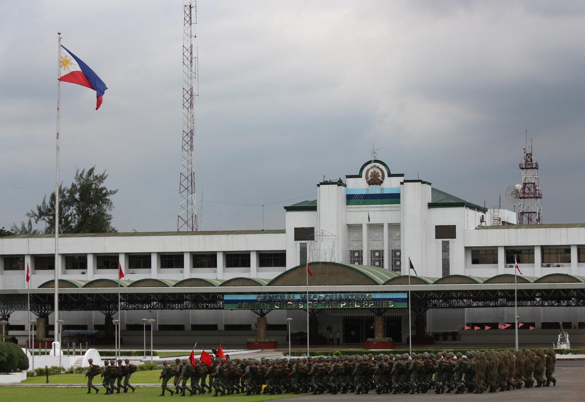 AFP headquarters Camp Aguinaldo goes on COVID-19 lockdown