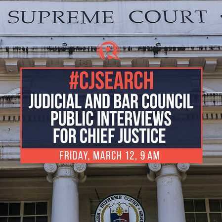 WATCH: JBC interviews applicants for chief justice