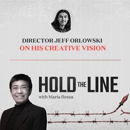 #HoldTheLine: Maria Ressa talks to director Jeff Orlowski on his creative vision