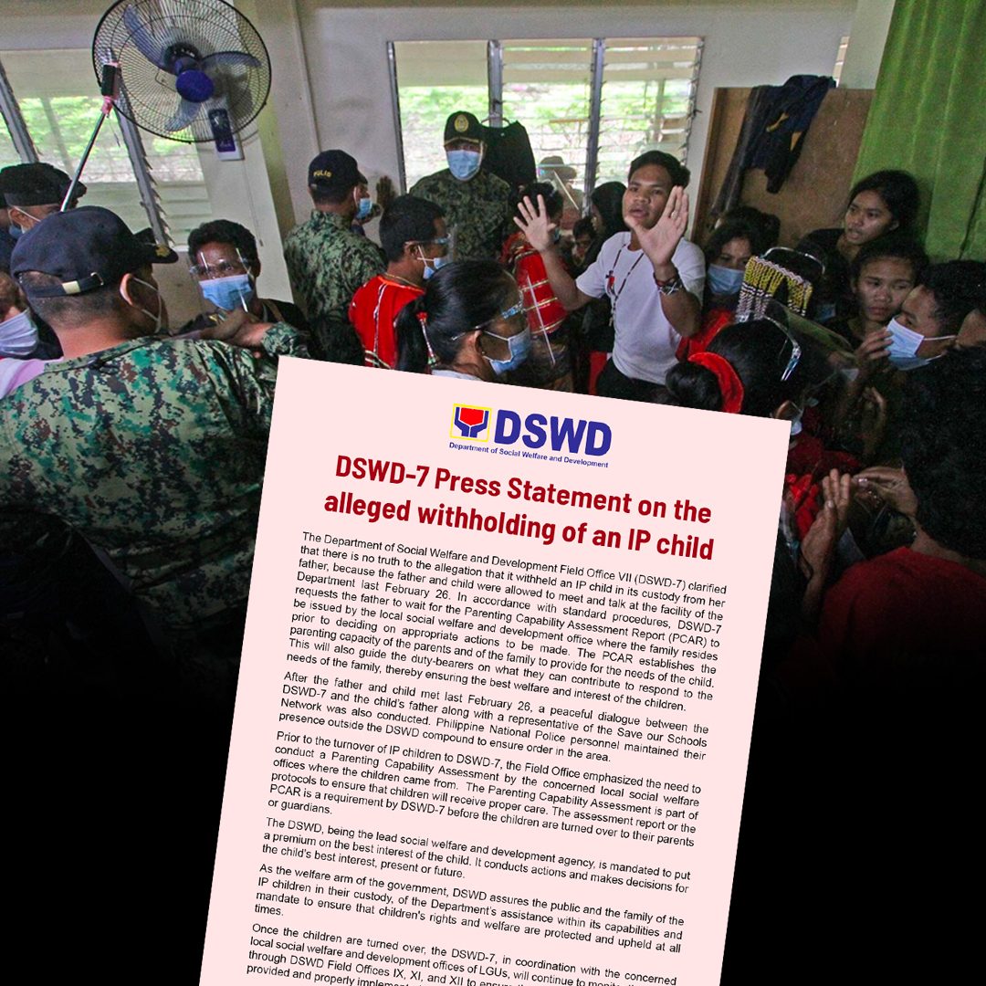 Lumad father allegedly denied custody of his child by DSWD
