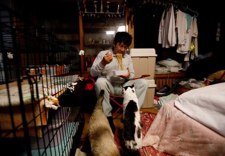 The man who saves forgotten cats in Fukushima’s nuclear zone