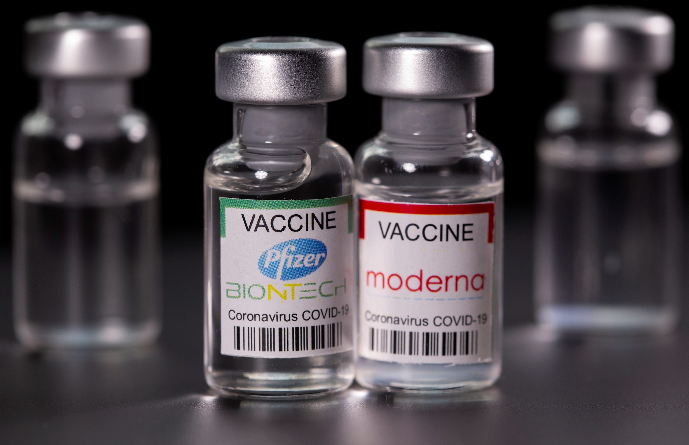 How effective is the first shot of the Pfizer or Moderna vaccine?