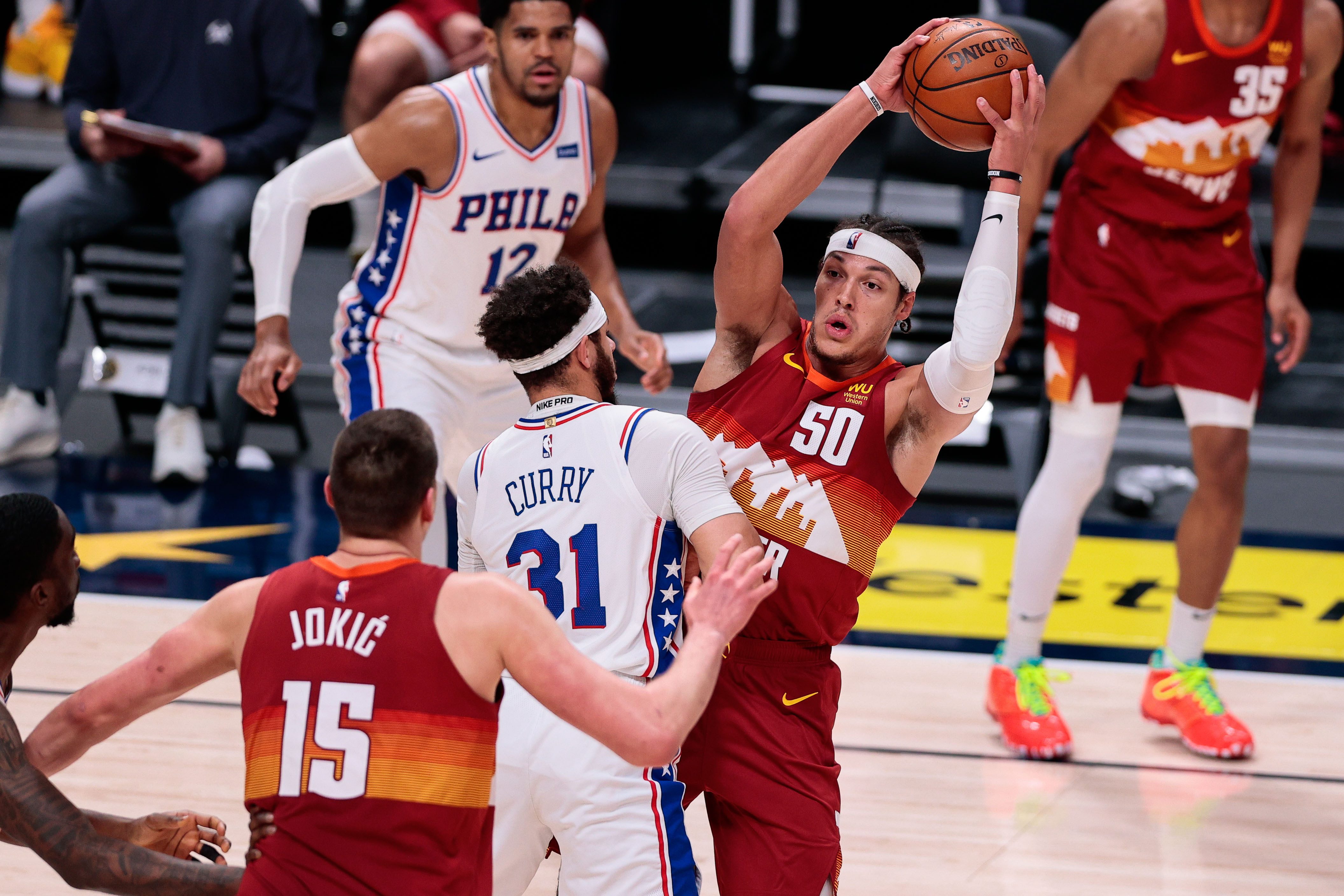 Nuggets pound East-leading Sixers