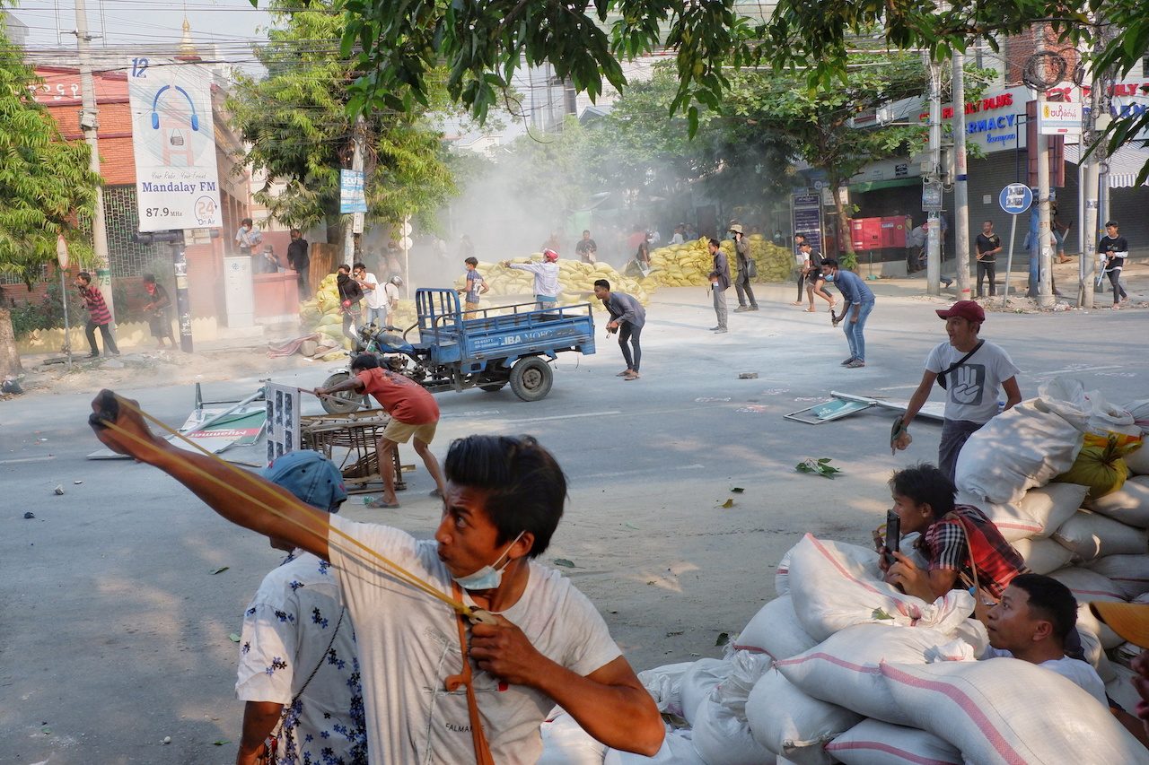 4 killed in Myanmar protests, World Bank warns of slump