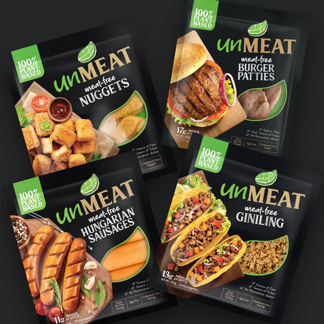 Plant-based brand ‘unMEAT’ offers burgers, sausages, giniling, nuggets