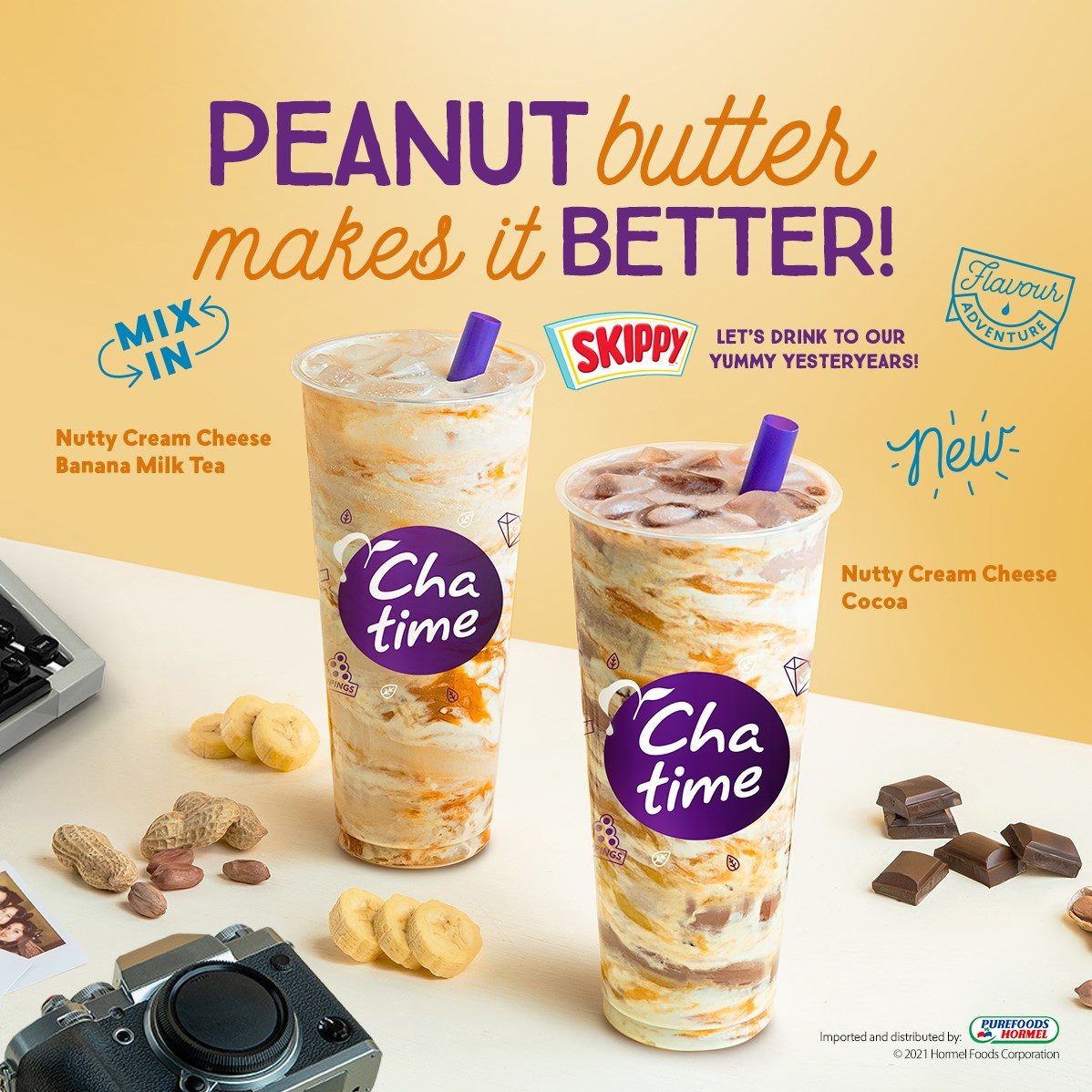 Chatime offers new peanut butter milk tea drinks
