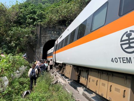 Train crash kills at least 50 in Taiwan’s deadliest rail tragedy in decades