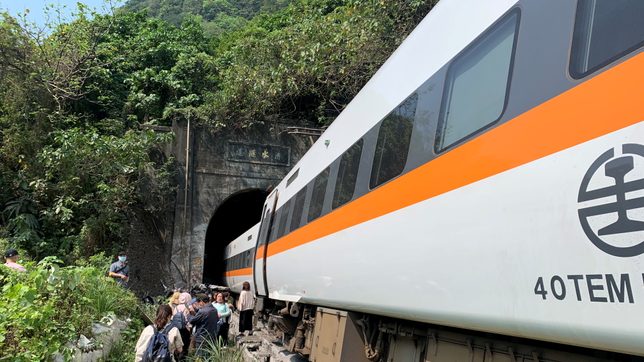 Train crash kills at least 50 in Taiwan’s deadliest rail tragedy in decades
