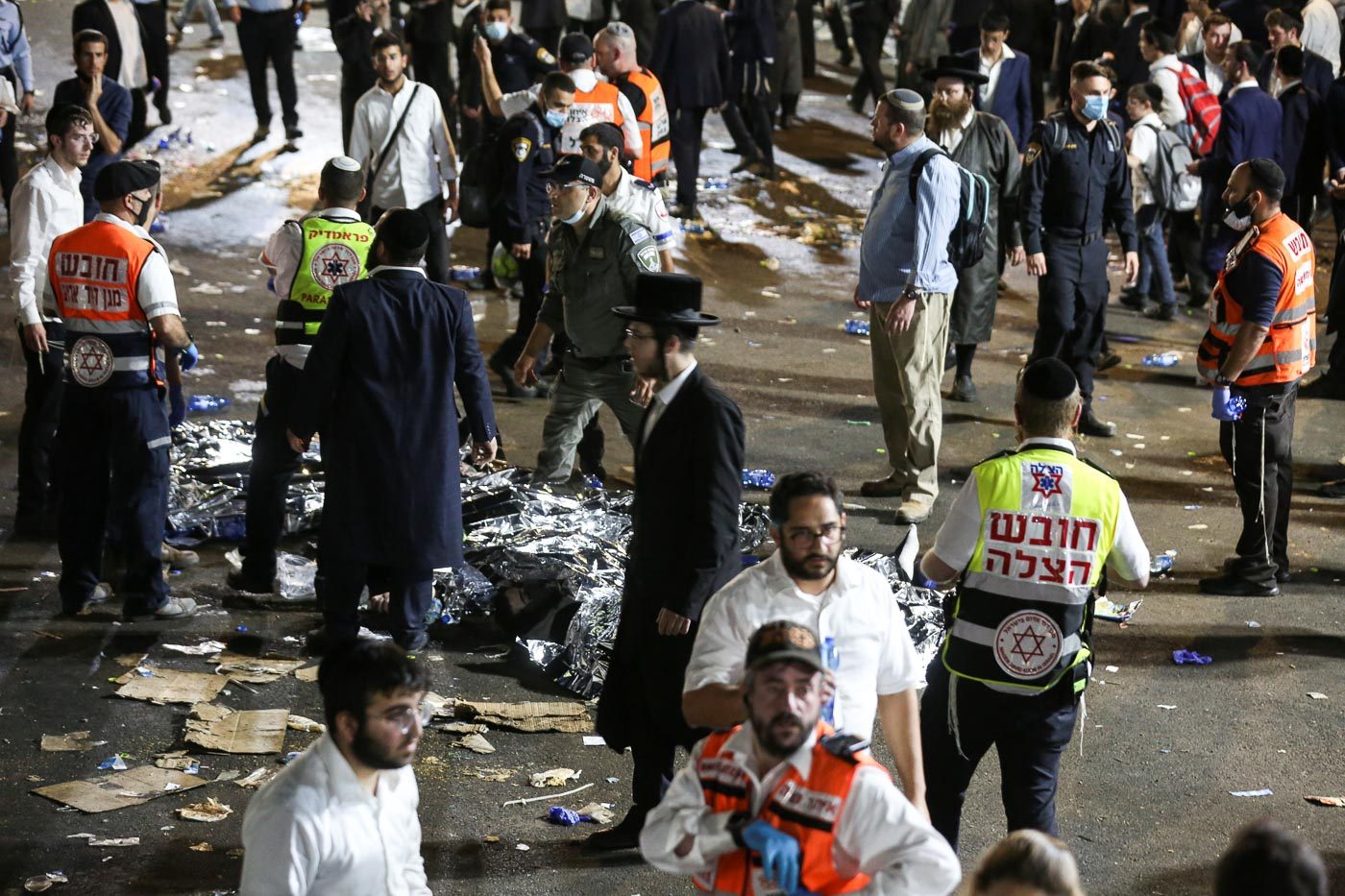 Israel seeks to identify many of 45 dead in crush at religious festival