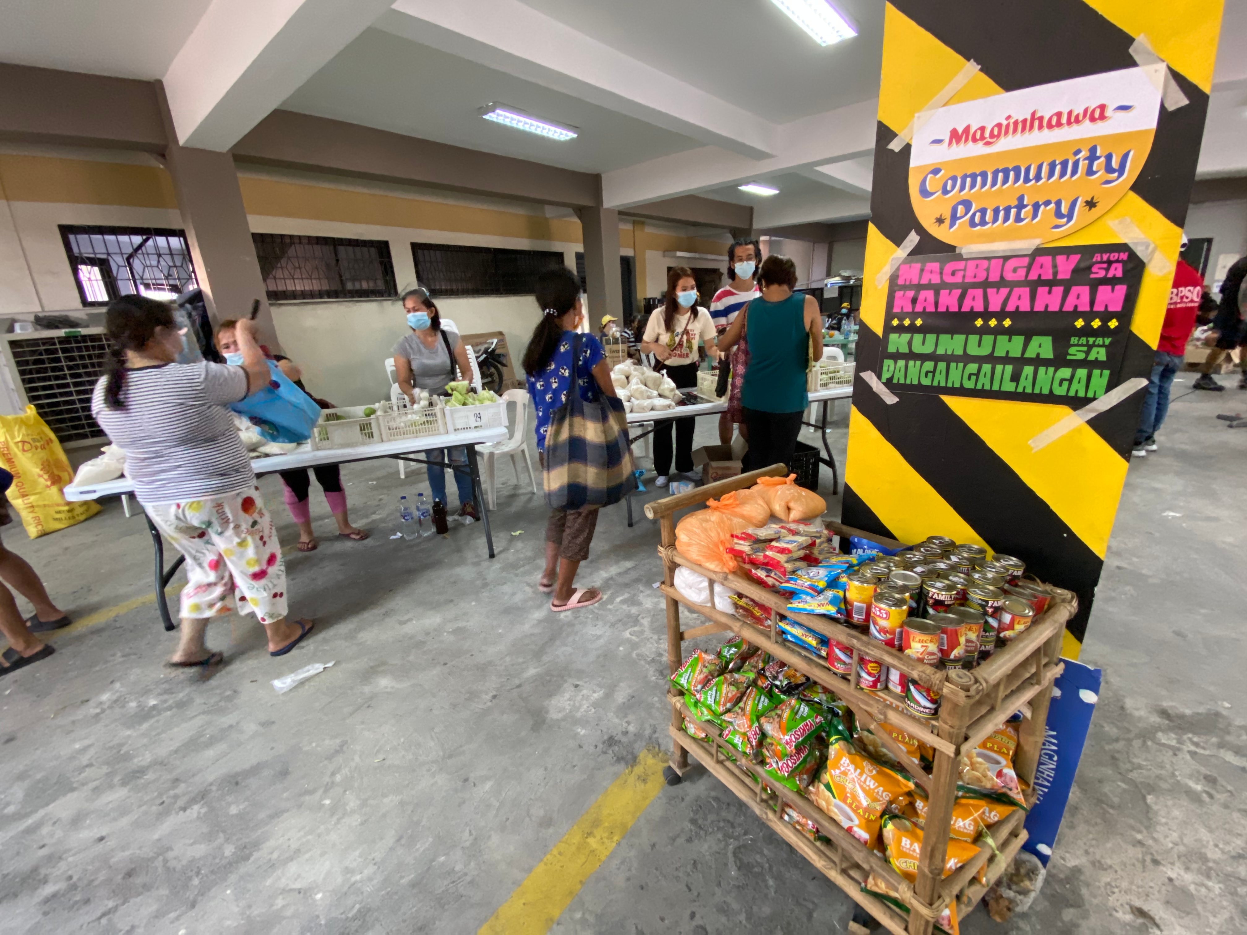 Quezon City issues community pantry guidelines to reduce health risks