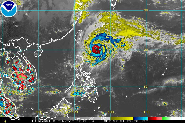 Typhoon Bising moving farther away, Signal No. 1 lifted