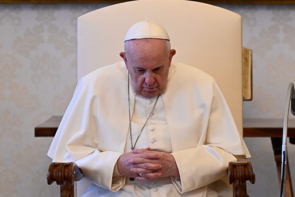 Pope Francis walking after surgery, but will lead Sunday prayer from hospital
