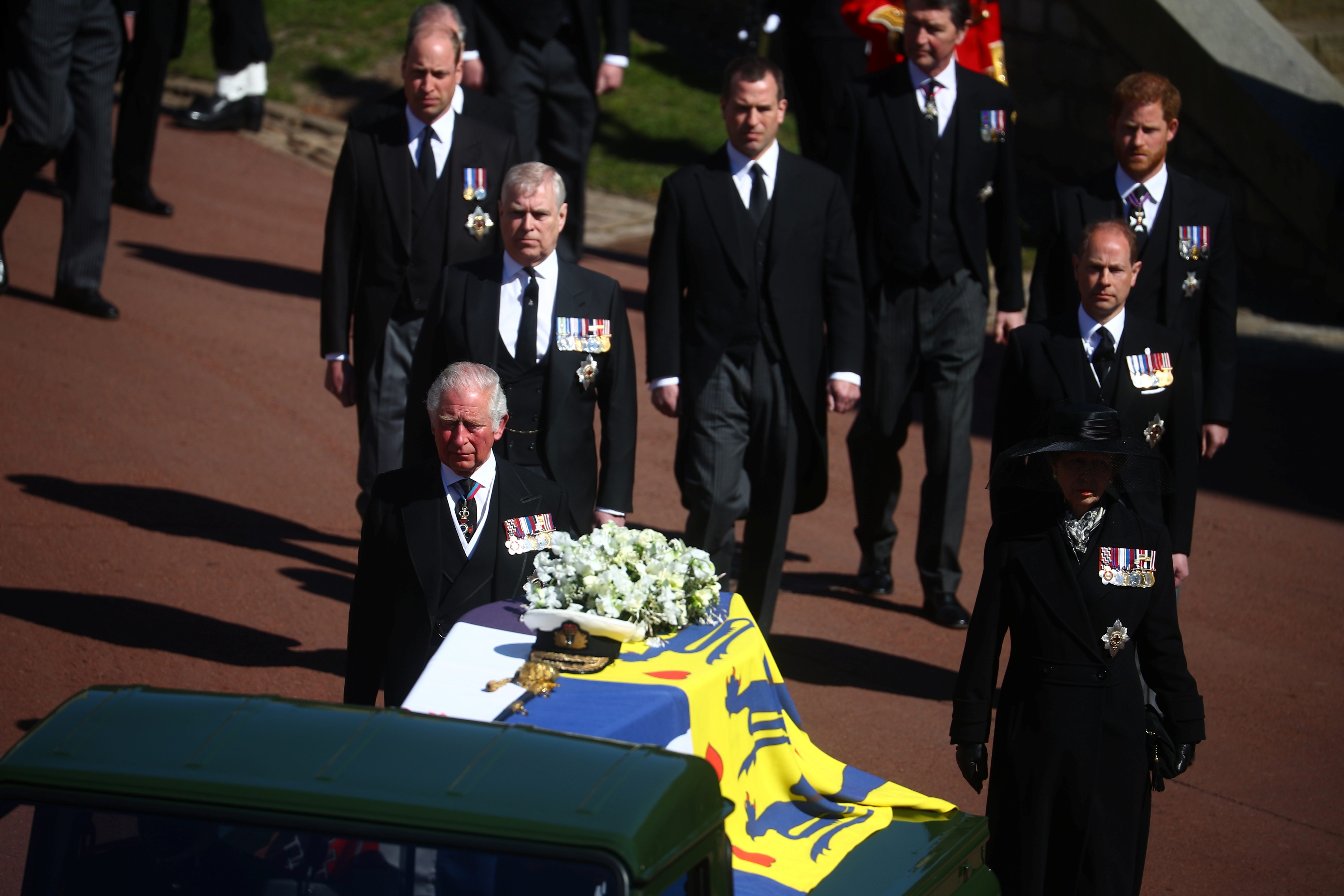 Queen Elizabeth stands alone as her ‘strength’ Philip is laid to rest