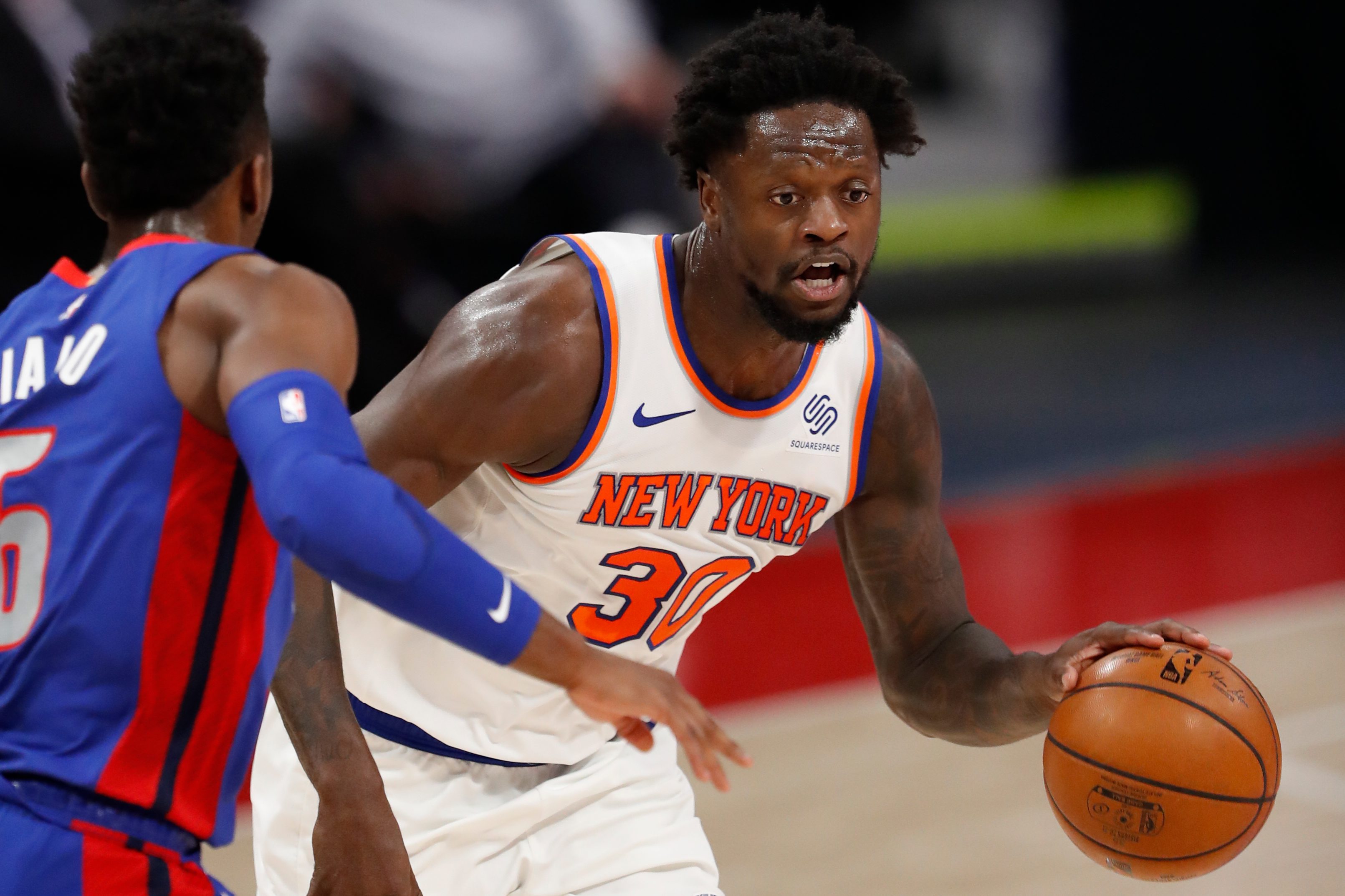 Knicks explode for 44-point win over Pistons