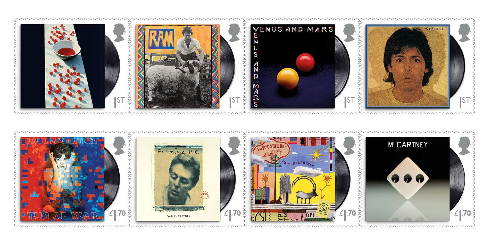 Paul McCartney gets own set of Royal Mail stamps