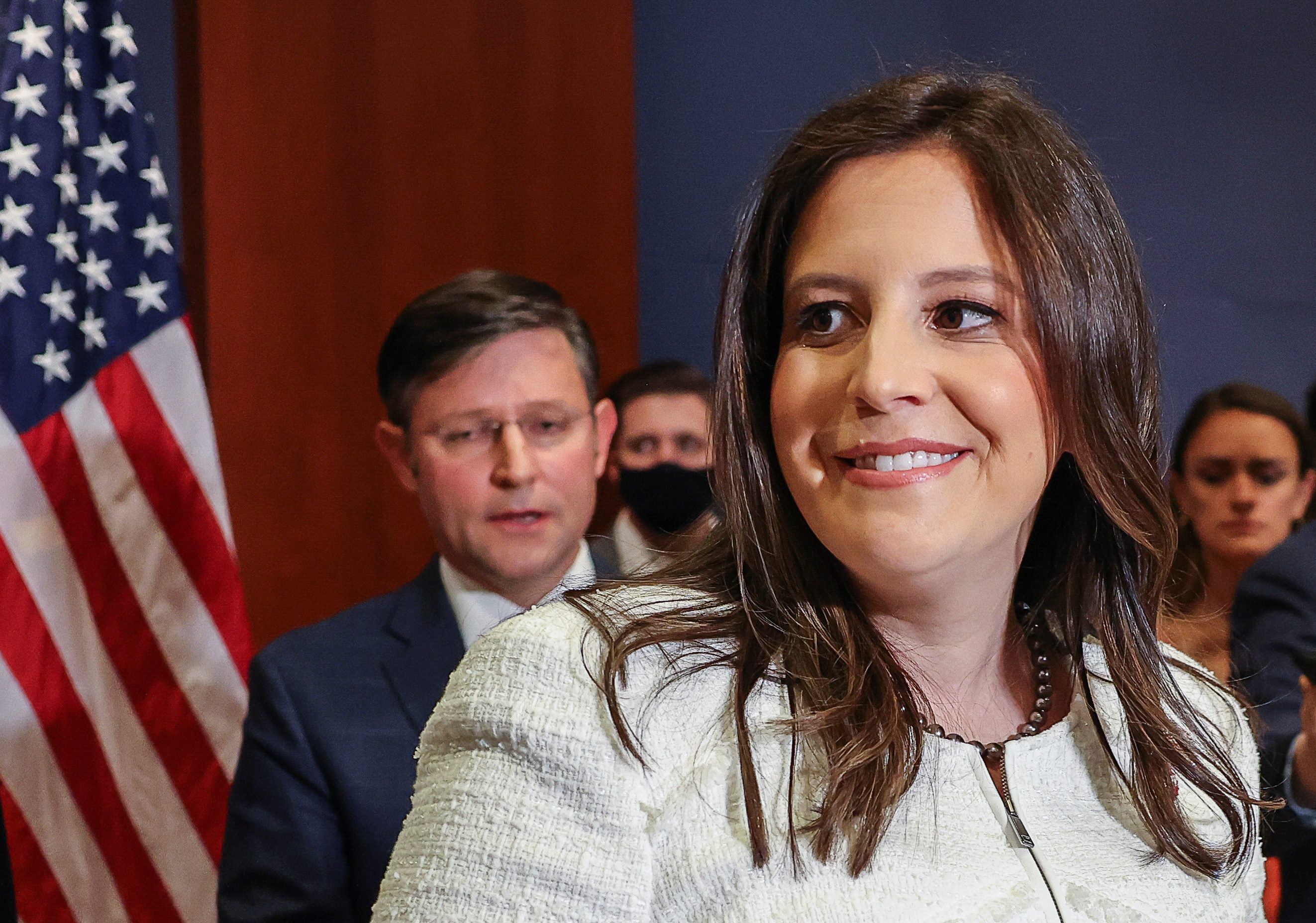 Trump-backed Stefanik wins vote to join House Republican leadership