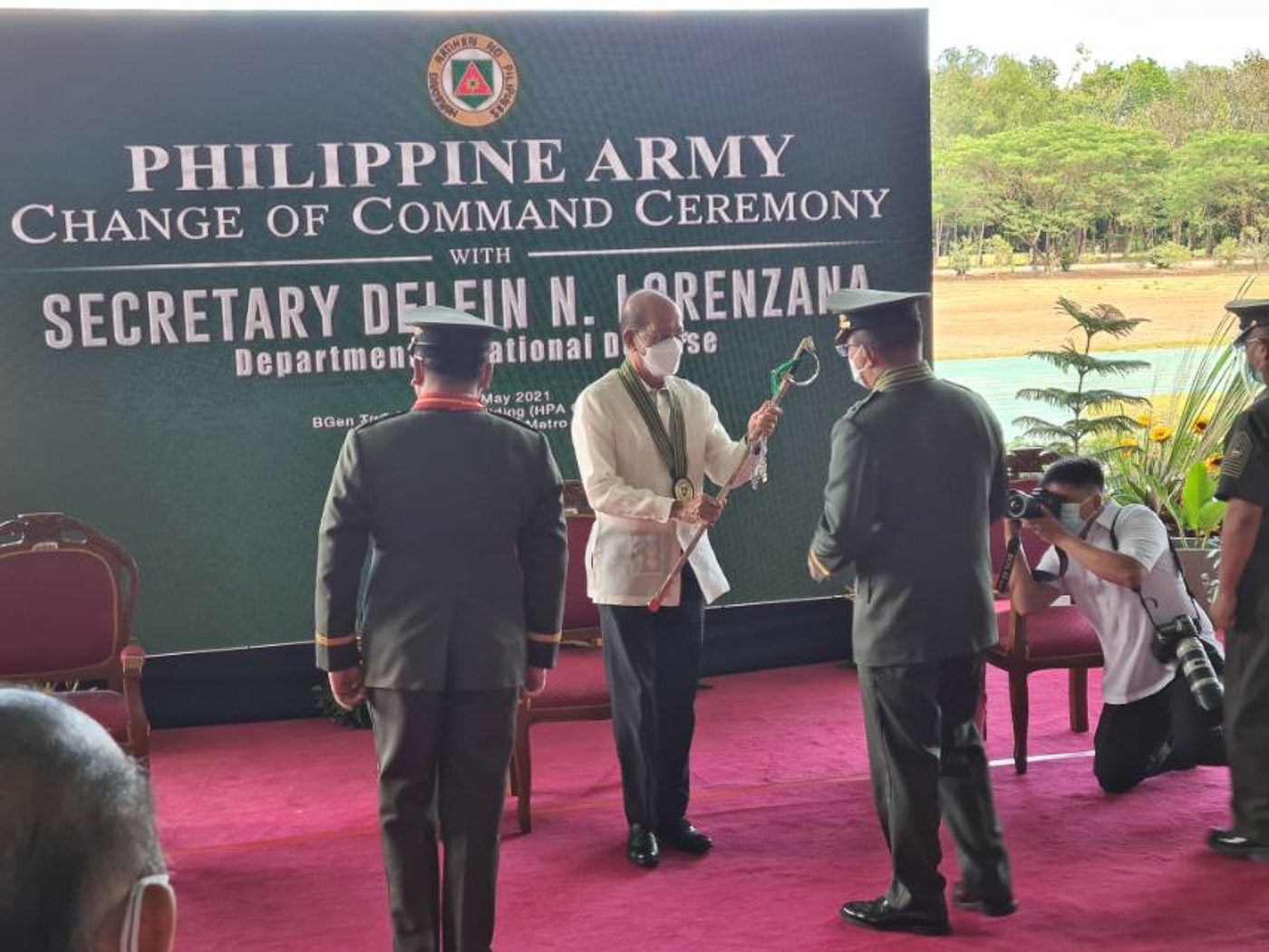 LOOK: Andres Centino sworn in as 64th Philippine Army chief