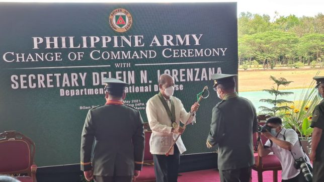 LOOK: Andres Centino sworn in as 64th Philippine Army chief