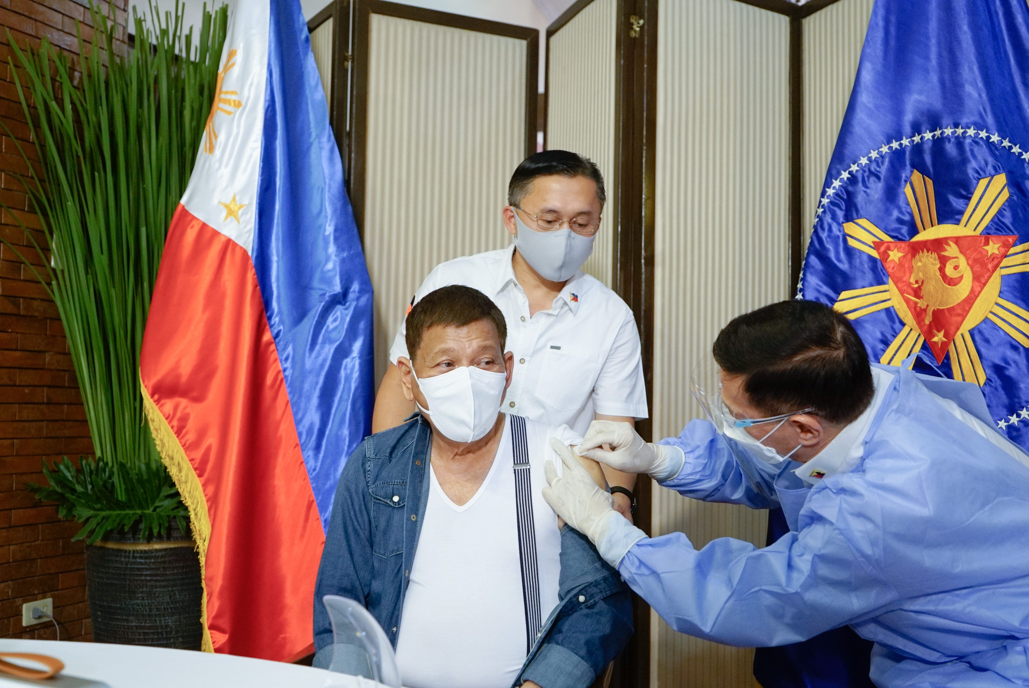 Duterte to still take 2nd dose of Sinopharm vaccine