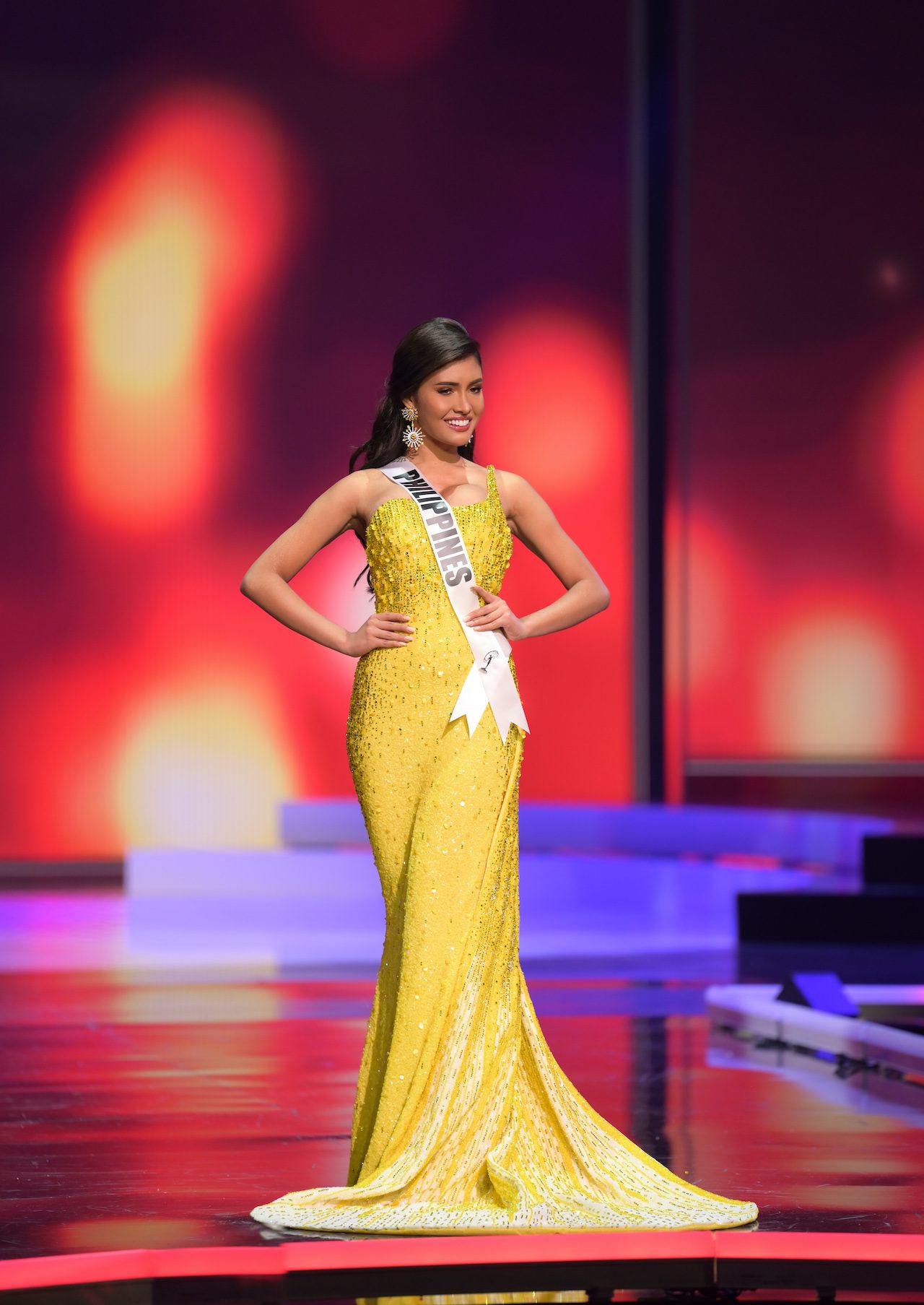 LOOK: Rabiya Mateo dazzles in Miss Universe 2020 evening gown show