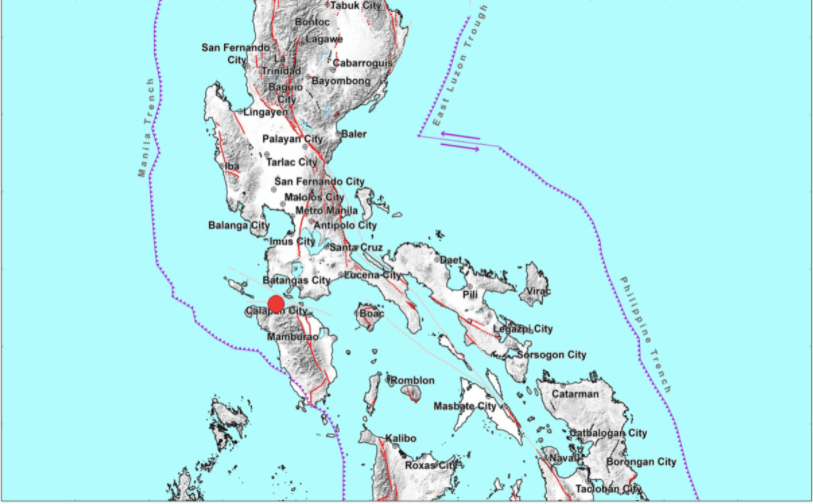 Magnitude 5.8 earthquake strikes Occidental Mindoro
