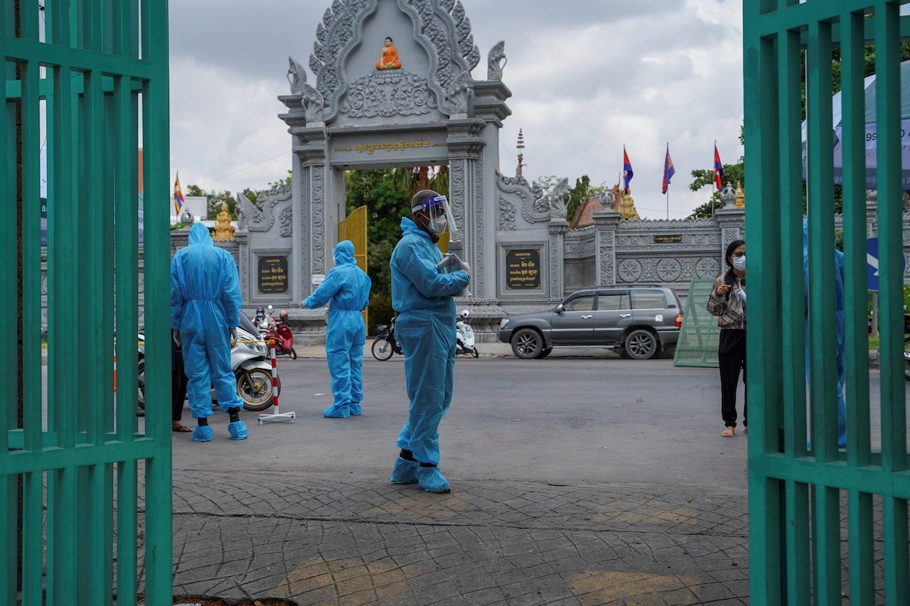 Cambodia reports daily record of 730 COVID-19 cases