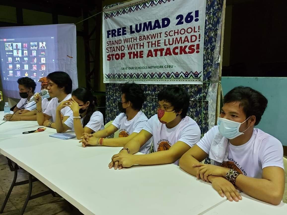 7 teachers, Lumads arrested in Cebu bakwit school raid finally released