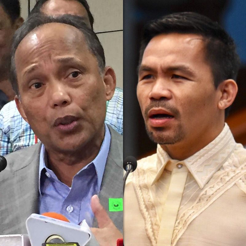 Pacquiao’s counterpunch to Cusi: ‘Do your job first, politics later’