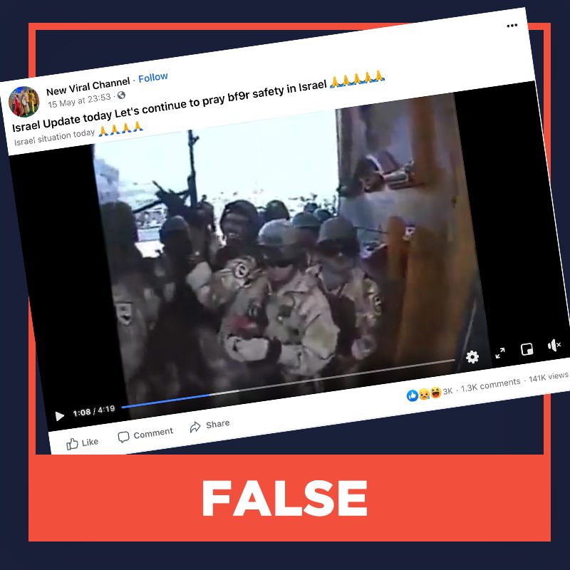 FALSE: Video shows Israel’s situation on May 15, 2021