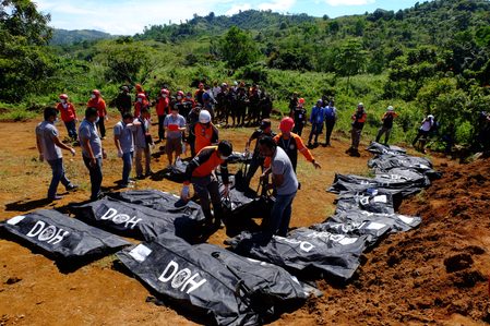 Nearly 4 years later, only 4 of 470 bodies buried in Marawi identified
