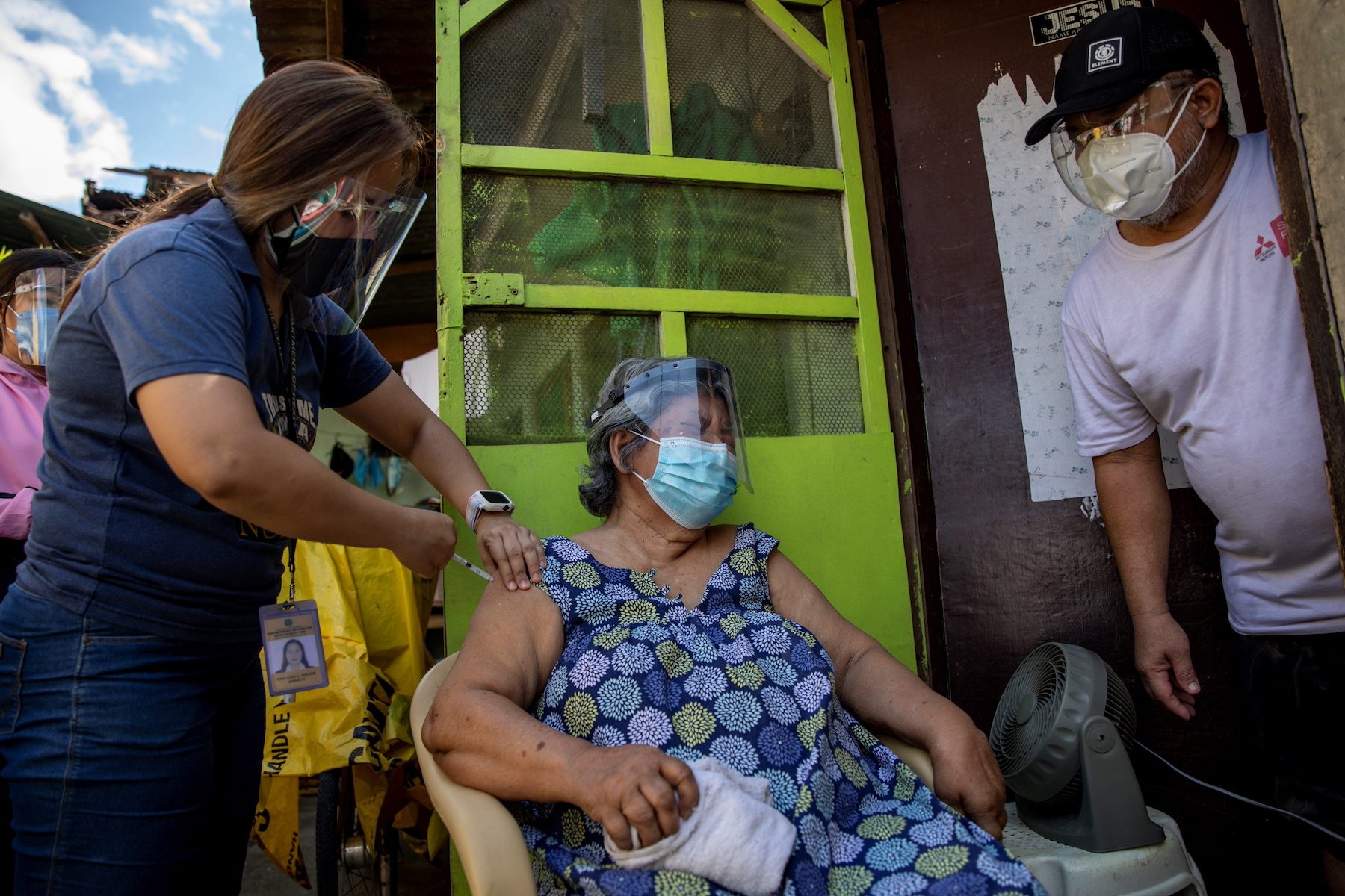 Marikina health workers bring vaccines to the housebound