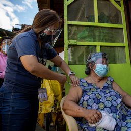 Marikina health workers bring vaccines to the housebound
