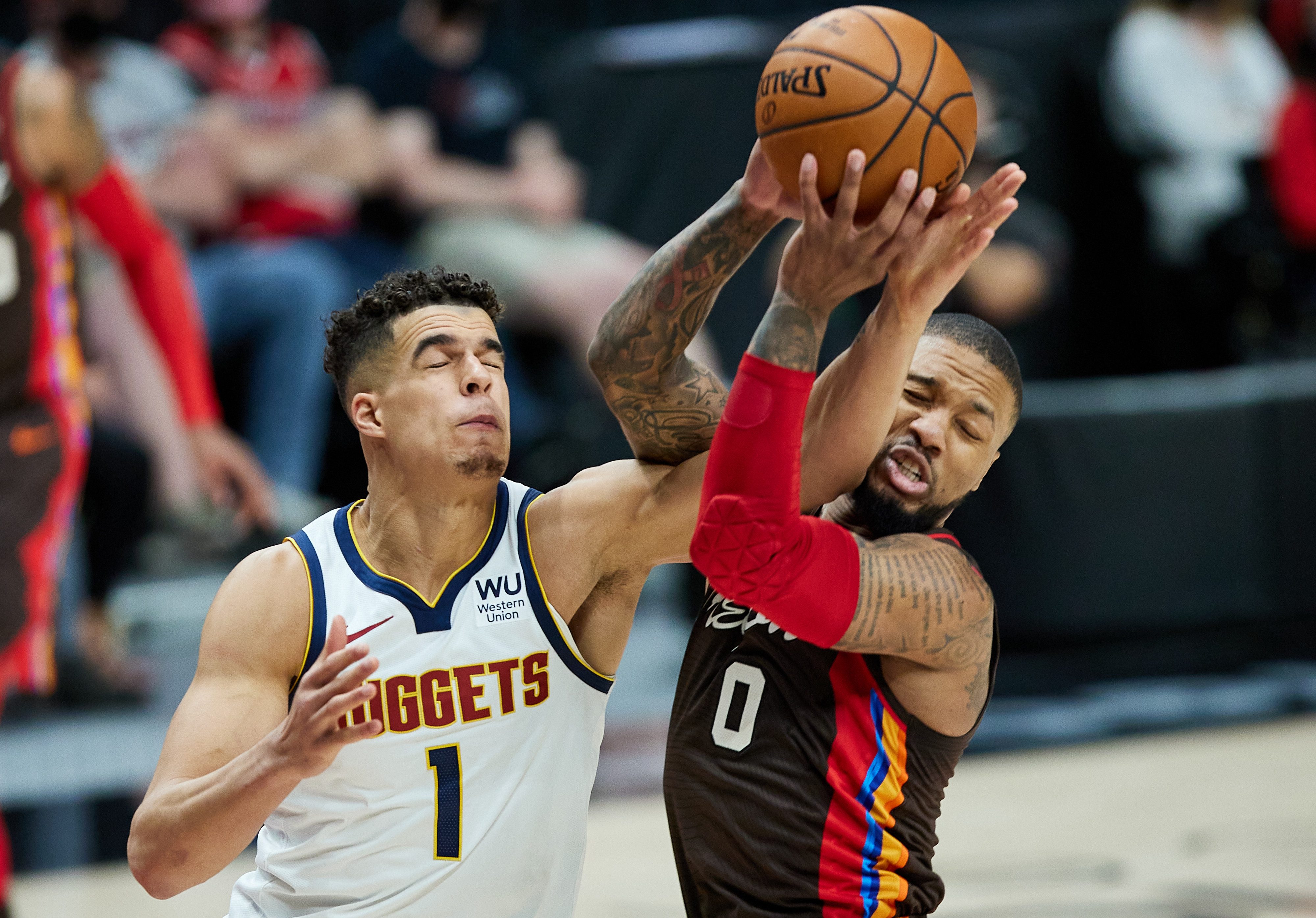 Blazers knock off Nuggets, deny Lakers outright playoff spot