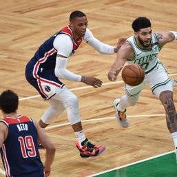 Jayson Tatum erupts for 50 as Celtics earn 7th seed