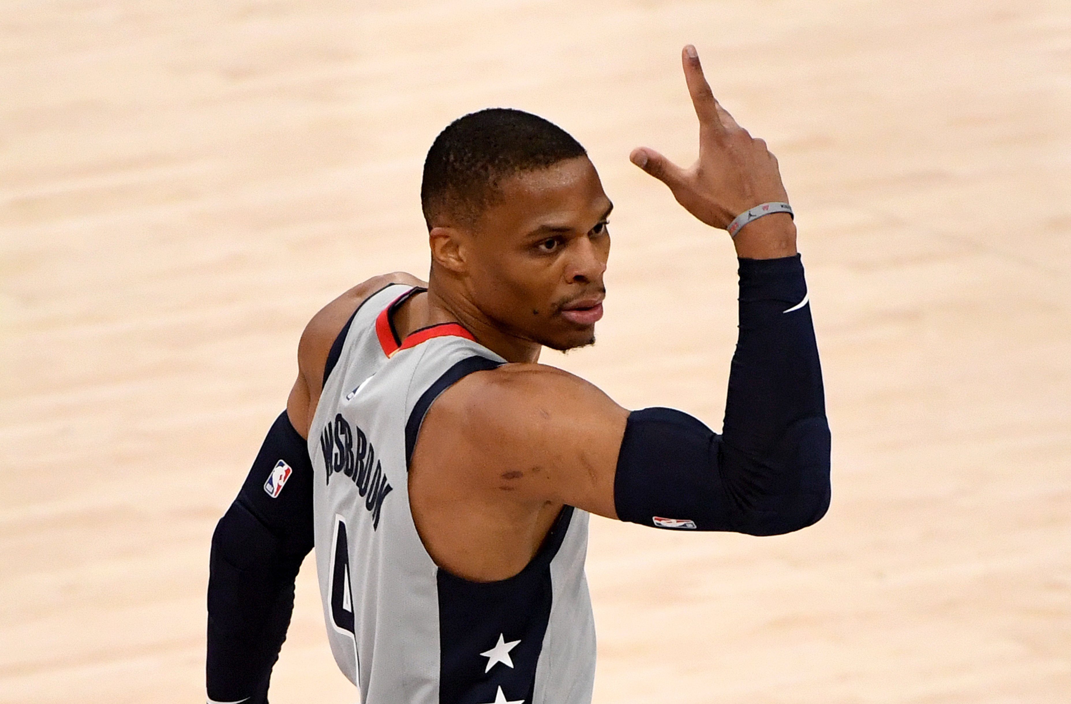 Westbrook, Beal star as Wizards escape Hornets to claim 8th seed in East