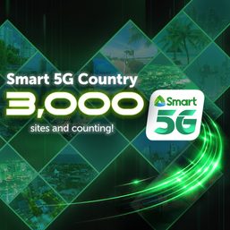 Smart’s 5G network now has over 3,000 sites in the Philippines