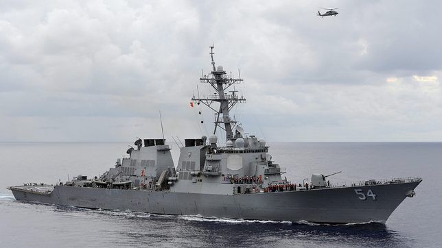 China says US warship illegally enters its territory in South China Sea