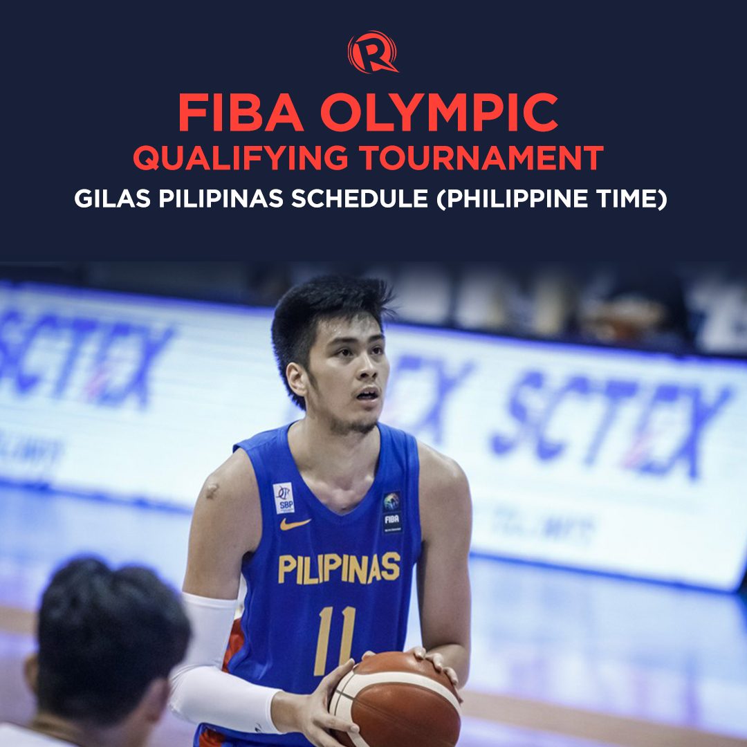 SCHEDULE: Gilas Pilipinas at FIBA Olympic Qualifying Tournament