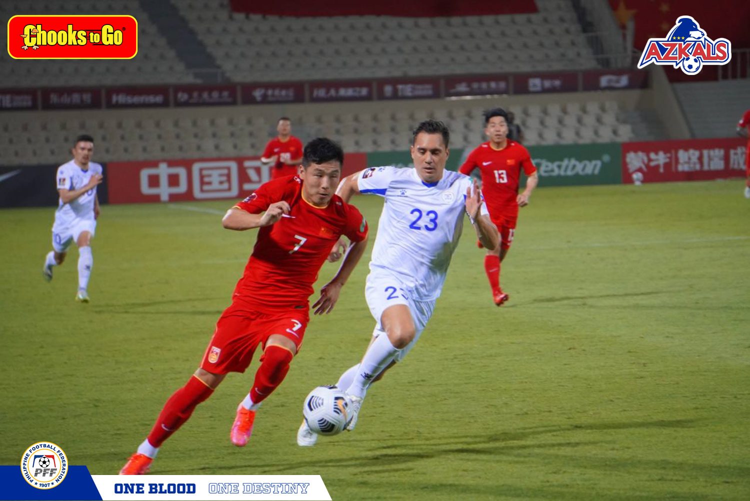 Azkals fall to China in World Cup qualifiers return