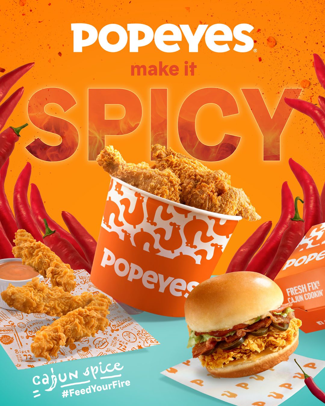 Popeyes brings spicy fried chicken to Metro Manila