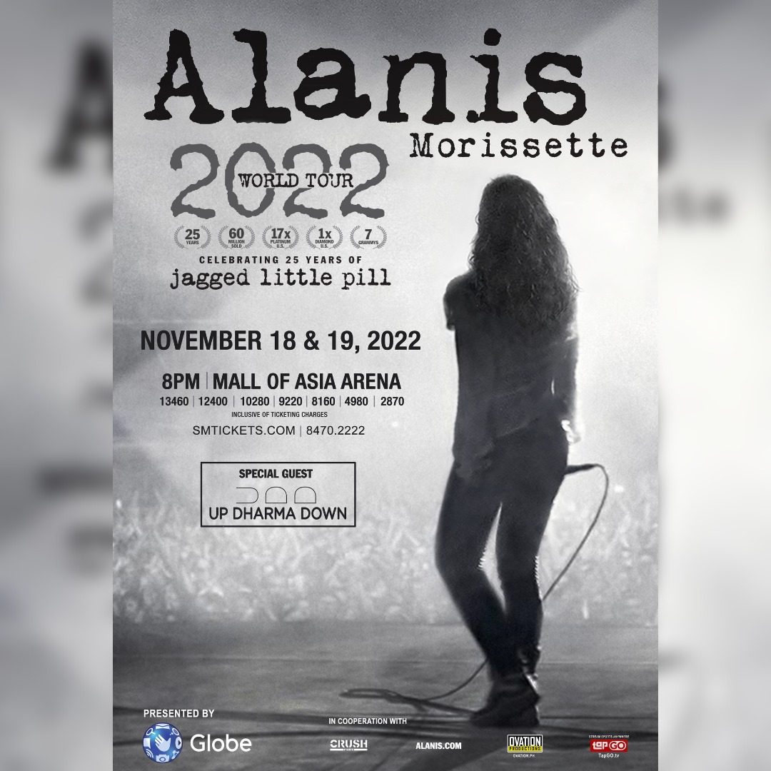 Alanis Morissette resets Manila shows to November 2022