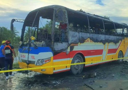 3 killed, 5 hurt in Cotabato bus fire