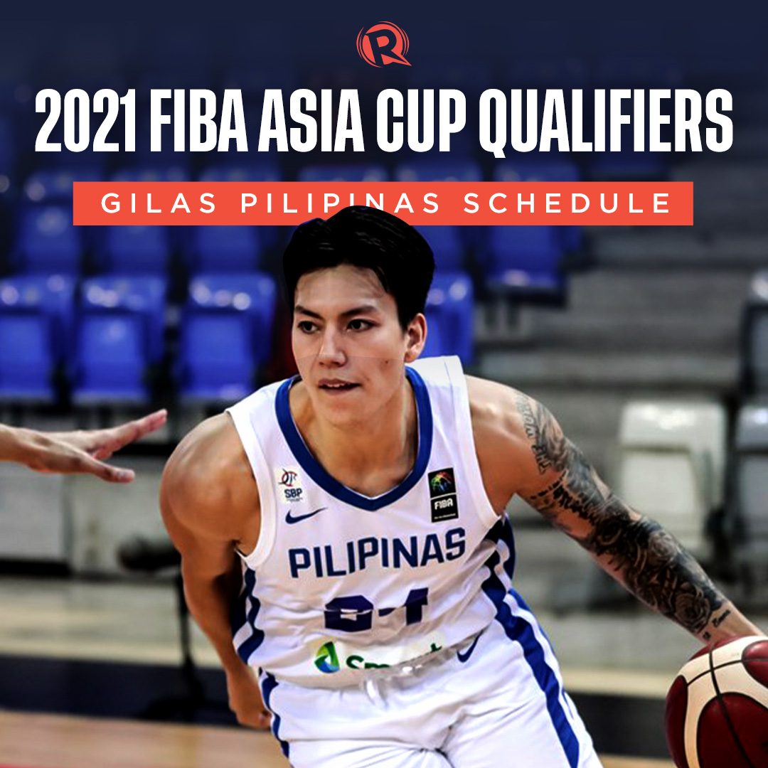 SCHEDULE: Gilas Pilipinas at FIBA Asia Cup Qualifiers