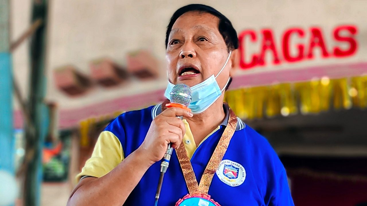 Davao del Sur governor Cagas dies of COVID-19